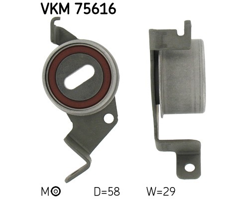 Ролик натягувача ременя SKF VKM 75616