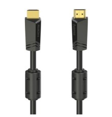 Кабель мультимедійний HDMI to HDMI 15.0m 4K Ethernet Gold Black Hama (00205010)