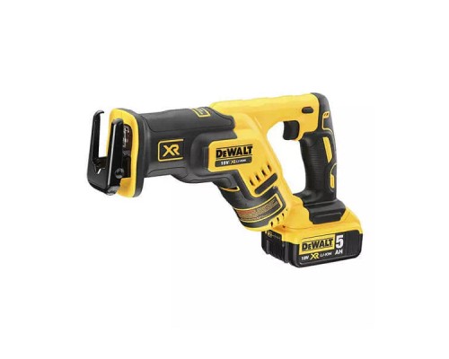 Шабельна пила DeWALT 18В XR Li-lon, безщіткова, 0 - 2900 хід/хв, 2x5Ah, ЗУ, кейс TSTAK (DCS367P2)