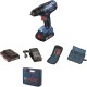 Шуруповерт Bosch GSR 180 LI + 2х2.0 Ah + Набір біт 11 шт. + набір свердл 12 шт. (0.601.9F8.10A)