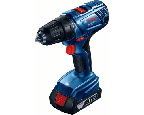 Шуруповерт Bosch GSR 180 LI + 2х2.0 Ah + Набір біт 11 шт. + набір свердл 12 шт. (0.601.9F8.10A)