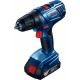 Шуруповерт Bosch GSR 180 LI + 2х2.0 Ah + Набір біт 11 шт. + набір свердл 12 шт. (0.601.9F8.10A)