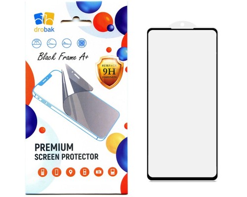 Скло захисне Drobak Google Pixel 6a Black Frame A+ (717158)