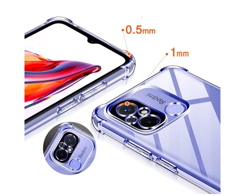 Чохол до мобільного телефона BeCover Anti-Shock Xiaomi Redmi 12C Clear (709176)