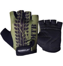 Велорукавиці PowerPlay 5451 Протектор Зелені XS (5451_XS_Green_MTB)