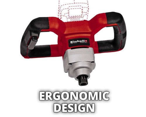 Міксер будівельний Einhell TE-MX 18 Li - Solo, 18В, PXC, М14, 0-620 об/хв, 1.9 кг (без АКБ та ЗП) (4258760)