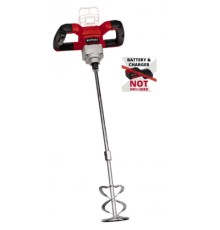Міксер будівельний Einhell TE-MX 18 Li - Solo, 18В, PXC, М14, 0-620 об/хв, 1.9 кг (без АКБ та ЗП) (4258760)