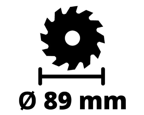 Дискова пила Einhell TE-CS 18/89 Li - Solo акум., PXC, 18В, диск 89х10 мм (без АКБ та ЗП) (4331100)
