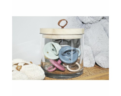 Пустушка MinikOiOi силіконова 100% Binkee 0+ (Mineral Blue) (101150053)