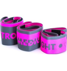 Еспандер MadMax MFA-305 Hiploop Grey/Pink набір 3 шт (MFA-305-3set)