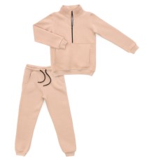Спортивний костюм дитячий Joi флісовий (H-202-140G-beige)