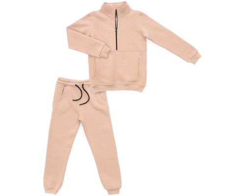 Спортивний костюм дитячий Joi флісовий (H-202-140G-beige)