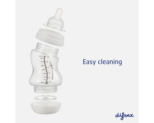 Пляшечка для годування Difrax S-bottle Wide із силіконовою соскою, 310 мл (707 Blossom)