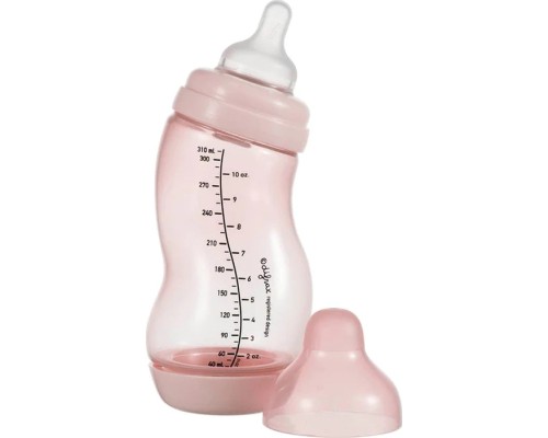 Пляшечка для годування Difrax S-bottle Wide із силіконовою соскою, 310 мл (707 Blossom)