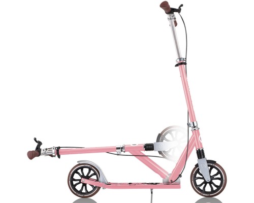 Самокат Globber NL205 Deluxe з ручним гальмом Пастельно-рожевий (685-210)