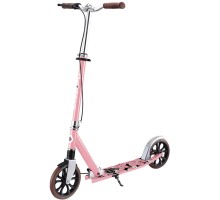 Самокат Globber NL205 Deluxe з ручним гальмом Пастельно-рожевий (685-210)