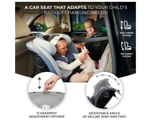 Автокрісло Kinderkraft i-Grow i-Size Black (KCIGRO00BLK0000) (5902533923670)