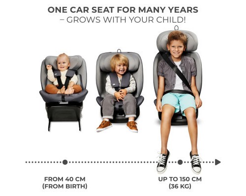 Автокрісло Kinderkraft i-Grow i-Size Black (KCIGRO00BLK0000) (5902533923670)