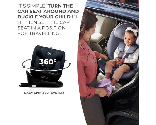 Автокрісло Kinderkraft i-Grow i-Size Black (KCIGRO00BLK0000) (5902533923670)