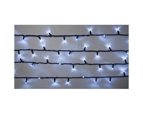 Гірлянда Delux STRING 200 LED 20m білий/чорний IP44 EN (90009110)