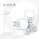 Лампа USB ACCLAB AL-LED01, 1W, 5000K, white (1283126552809)