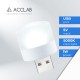 Лампа USB ACCLAB AL-LED01, 1W, 5000K, white (1283126552809)