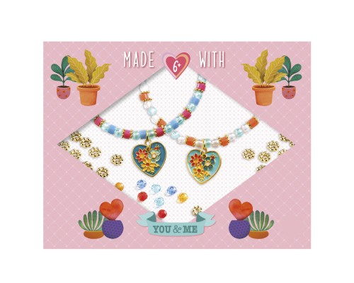 Набір для творчості Djeco Серця виготовлення браслетів дружби (DJ00010)