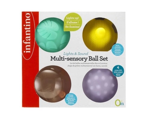 Розвиваюча іграшка Infantino Мульти-сенсорний набір М'ячики (315023)