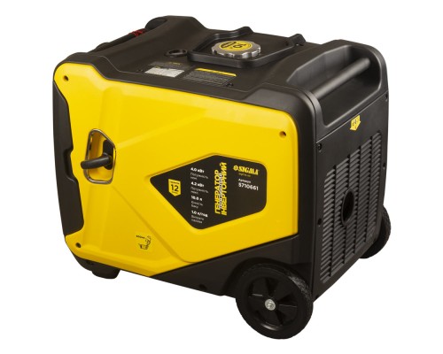 Генератор Sigma інверторний, 4.0/4.2kW, 50dB, ручний запуск (5710661)