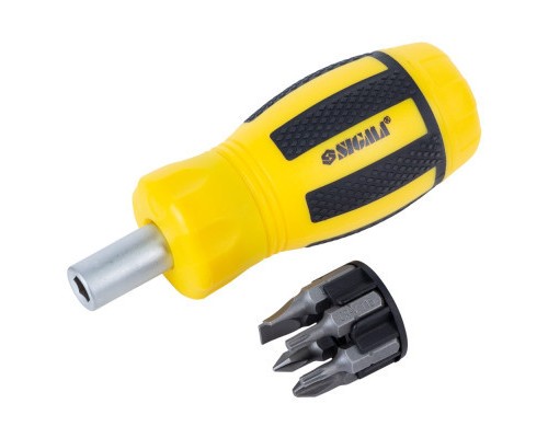 Викрутка Sigma з реверсом MINI c бітами 6шт CrV (4001811)