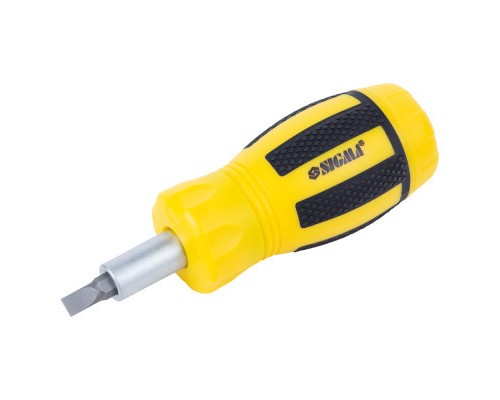 Викрутка Sigma з реверсом MINI c бітами 6шт CrV (4001811)