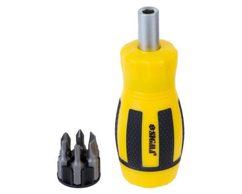 Викрутка Sigma з реверсом MINI c бітами 6шт CrV (4001811)