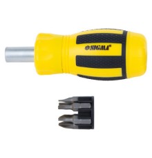 Викрутка Sigma з реверсом MINI c бітами 6шт CrV (4001811)