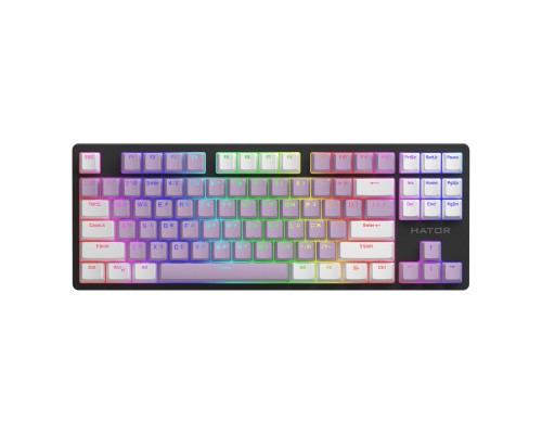 Клавіатура Hator Rockfall 2 Mecha Signature Edition USB Black/Lilac/White (HTK-520-BLW)
