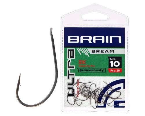 Гачок Brain Ultra Bream 10 (20шт/уп) (1858.52.59)