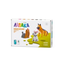 Набір для творчості Lipaka пластиліну - Собачі історії: Йорк, Бультер'єр, Вівчарка (60048-UA01)