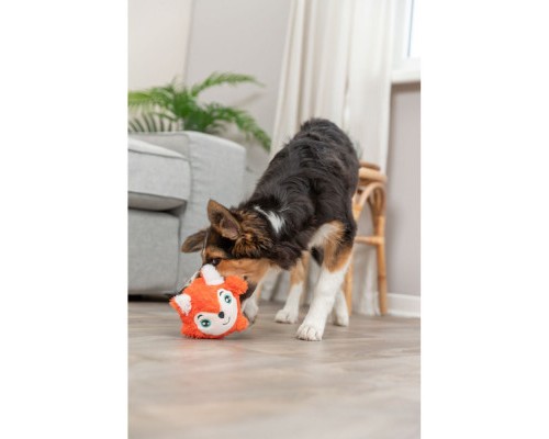 Іграшка для собак Trixie Лисиця з ефектом пам'яті 11 см помаранчева (4047974360217)