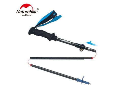 Трекінгові палиці Naturehike ST07 NH18D010-Z 115-135 см блакитна 1 шт (6927595748510)