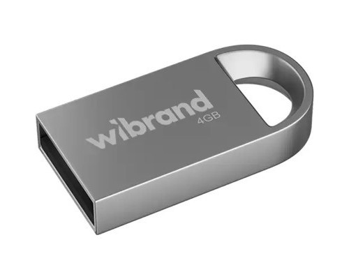 USB флеш накопичувач Wibrand 4GB lynx Silver USB 2.0 (WI2.0/LY4M2S) 