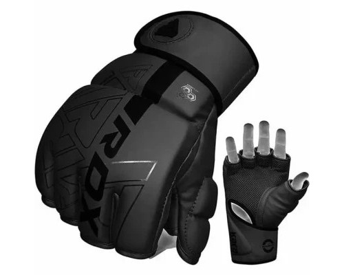 Рукавички для MMA RDX F6 Kara Matte Black M (GGR-F6MB-M)