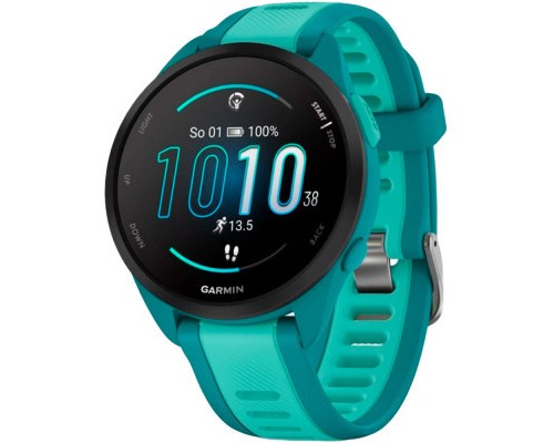 Смарт-годинник Garmin Forerunner 165 Music, Turquoise/Aqua, GPS (010-02863-32)