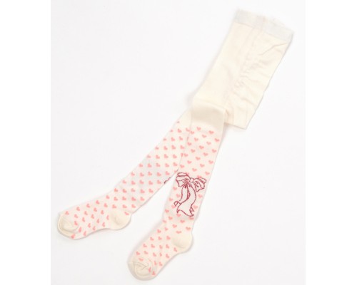 Колготки дитячі UCS Socks з бантиком (M0C0301-1125-86G-cream)