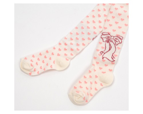 Колготки дитячі UCS Socks з бантиком (M0C0301-1125-86G-cream)
