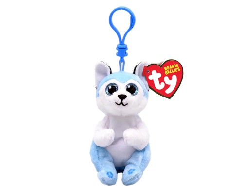 М'яка іграшка Ty брелок Beanie Bellies Хаскі Thunder 12 см (43105)