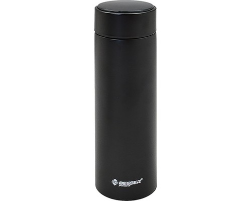 Термос Stenson з індикатором температури 500 мл MT-3566BL Black (MT-3566BL black)