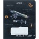 Зошит Kite Мілітарі 12 аркушів, клітинка (K24-232-3)