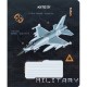 Зошит Kite Мілітарі 12 аркушів, клітинка (K24-232-3)
