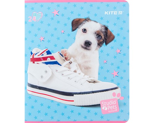 Зошит Kite Studio Pets 24 аркушів, клітинка (SP24-238)