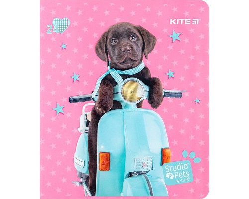 Зошит Kite Studio Pets 24 аркушів, клітинка (SP24-238)