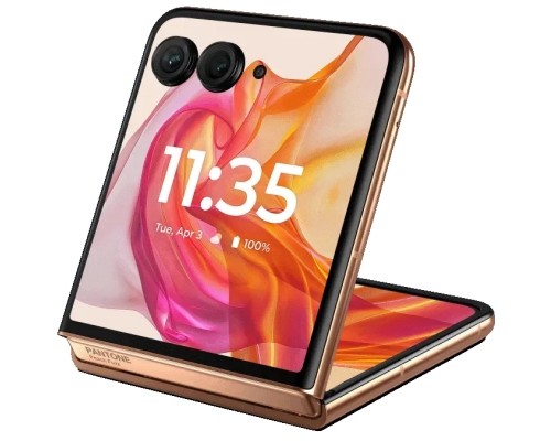 Мобільний телефон Motorola Razr 50 Ultra 12/512GB Peach Fuzz (PB1T0060RS)